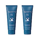 8 Best Travel Shave Creams | Carry-On TSA-Approved 3 Harry's Shaving Cream - Shaving Cream for Men with Eucalyptus - 2 pack (3.4 oz)