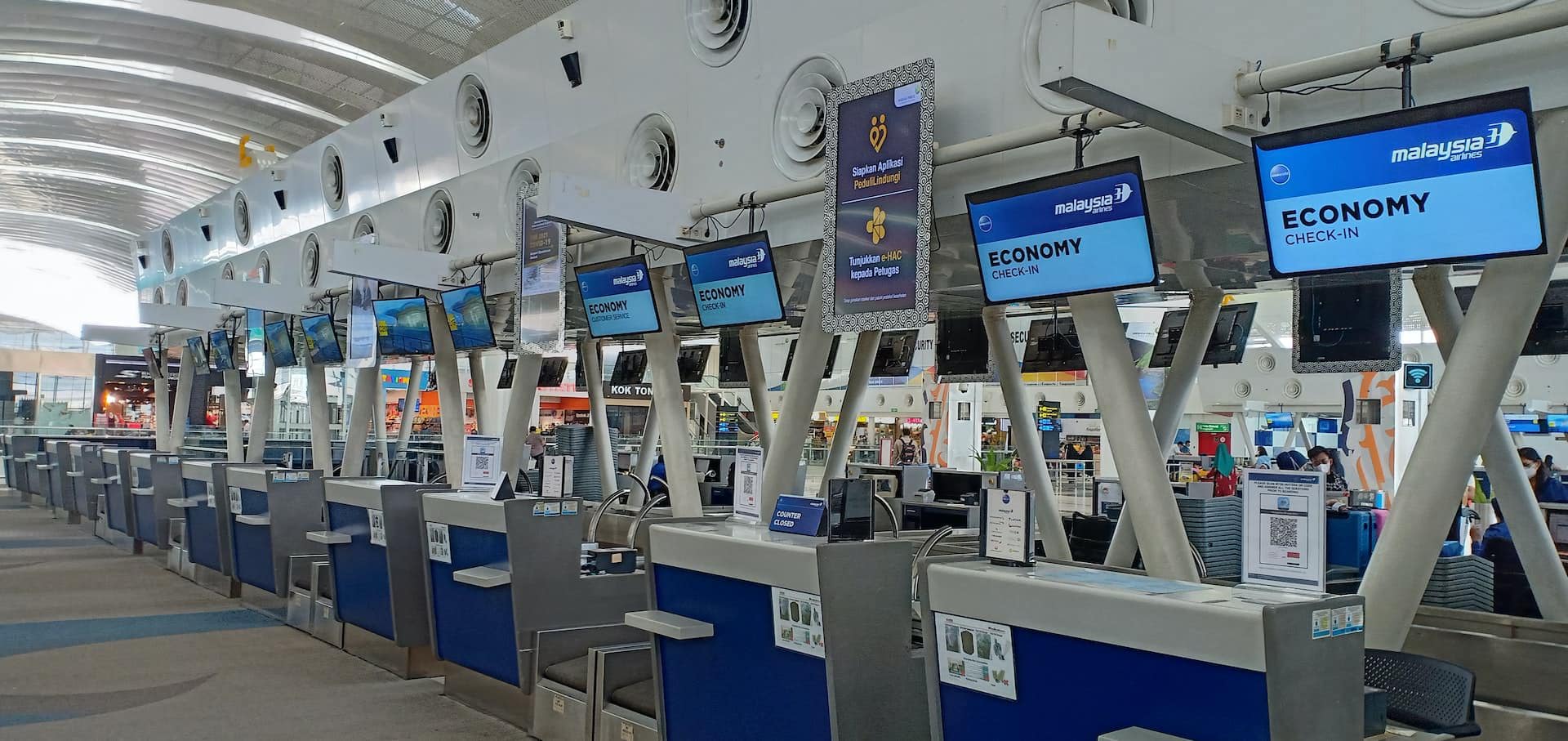 airport check-in counters