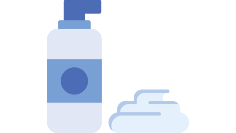Can you bring shaving cream on a plane? Shave gel illustration.