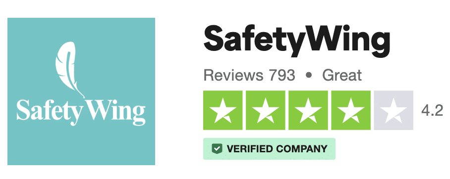 Is SafetyWing legit? 4.2 rating out of 5